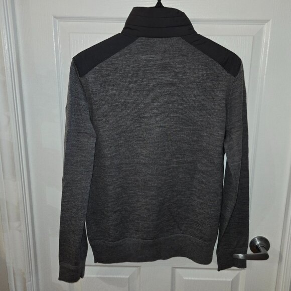 Polo Ralph Lauren Gray Wool Quarter Zip Sweater - Picture 4 of 8